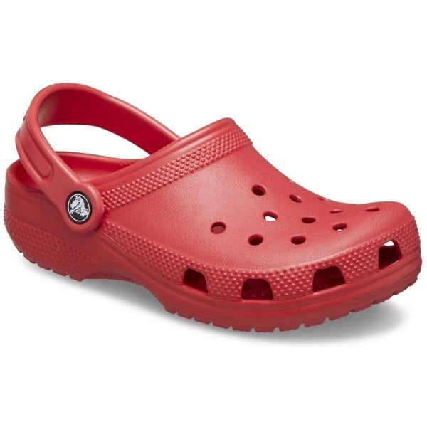 Crocs Kids' Classic Thermoplastic Varsity Red Loafers