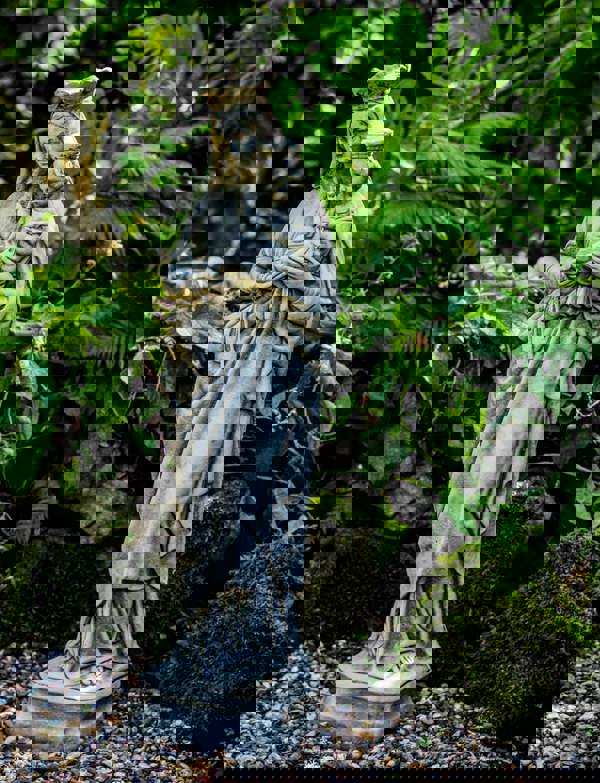 Mary and Child Stone Statue / Memorial