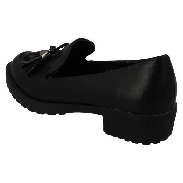 Spot On Girls Spot On Tassel Trim Loafer Flat