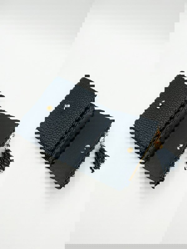 SVNX Bee Embellishment Purse in Black