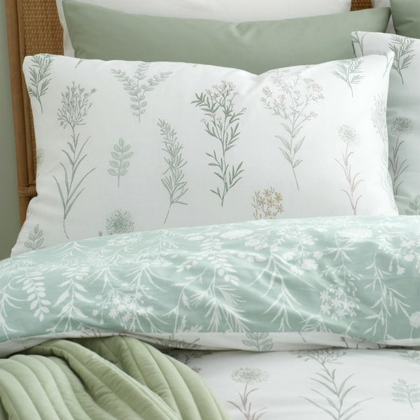 Bianca Wild Flowers 200 Thread Count Cotton Reversible Duvet Cover Set