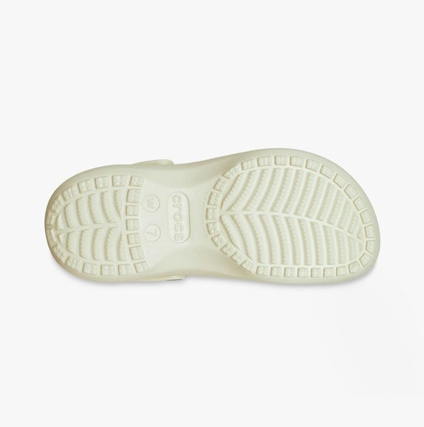 Crocs 206750-2Y2 CLASSIC PLATFORM CLOG Womens Clogs Bone