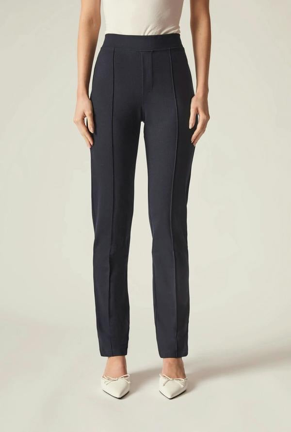 James Lakeland Cigarette Trousers Navy