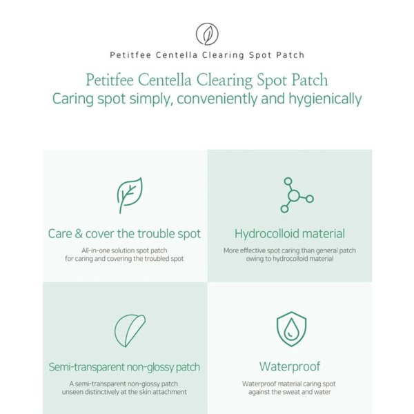 PETITFEE Centella Clearing Spot Patch (23 Patches)