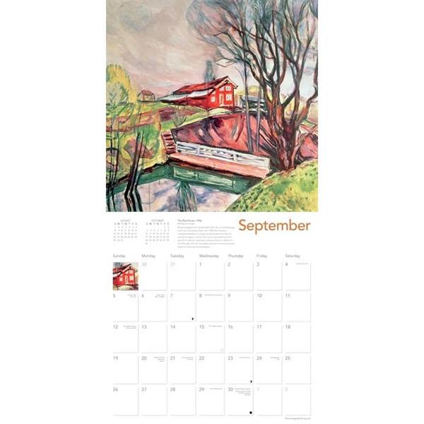 Edvard Munch Calendar 2027, Wall Calendars, Month To View, Art, Gift