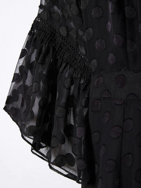 Rose & Nancy Ivy Spot Midi Dress