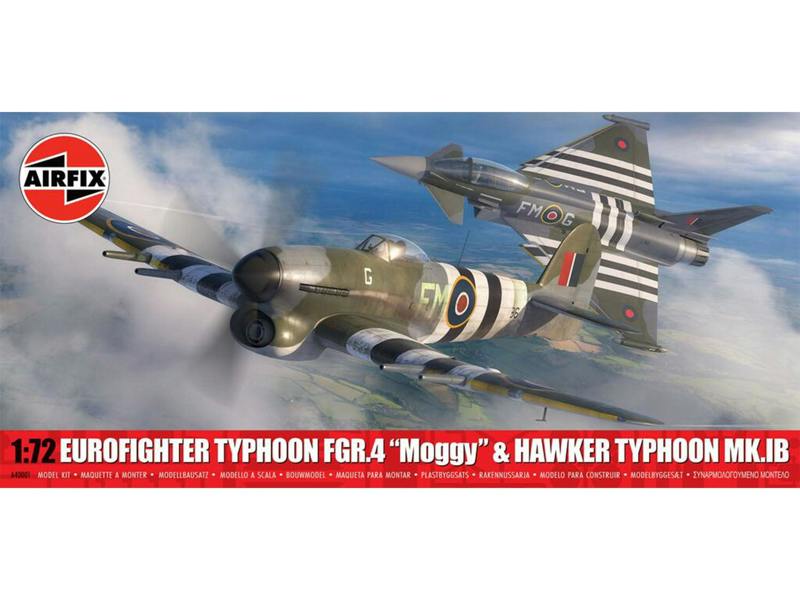Airfix Eurofighter Typhoon/Hawker Typhoon Twin Pack (1:72)