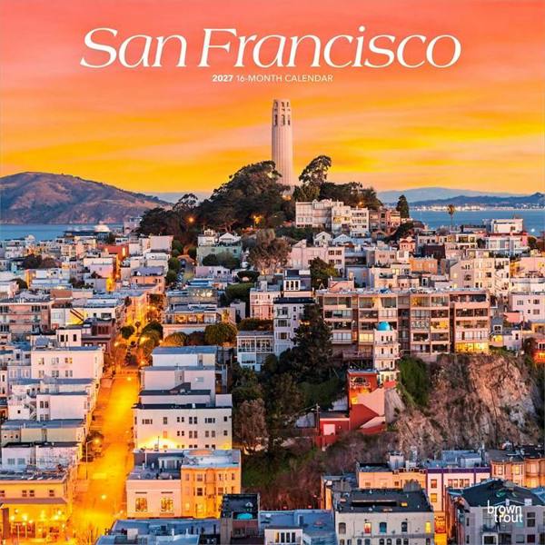 San Francisco Calendar 2027, Wall Calendars, Month To View, Travel, Gift