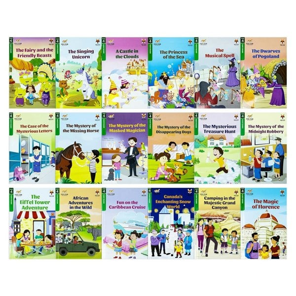 FOX EYE PUBLISHING Fox Cub Fluent Graded Readers 18 Book Set Collection: Level 4 - Fluent Reader