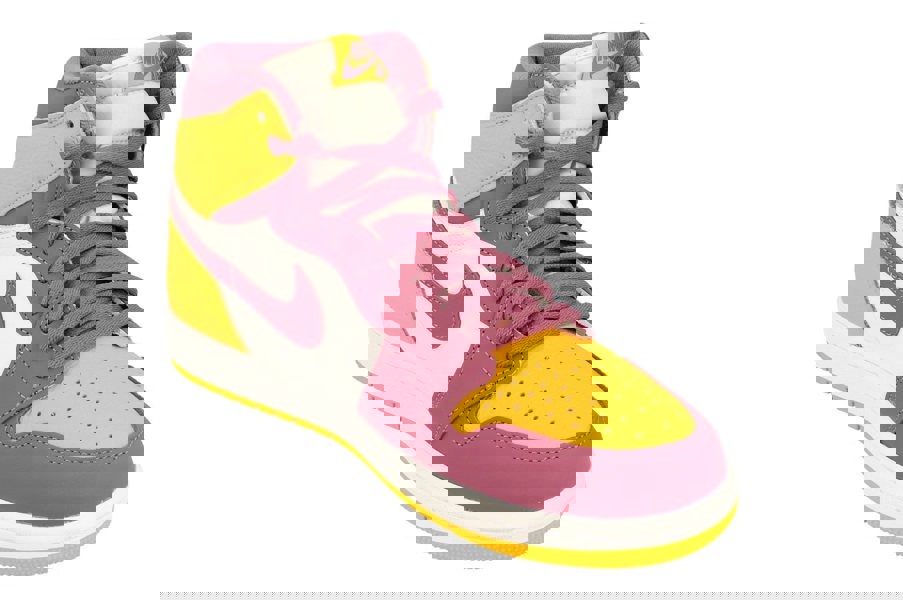 Nike Air Jordan 1 Retro High Og Mens Basketball Trainers 555088 706 - University Gold Light Bordeaux 706 - Photo 3