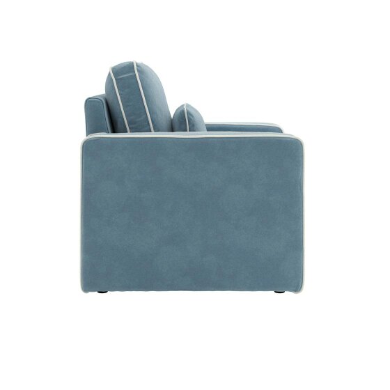 Wyld Haus Moose Retro Duck Egg Blue Upholstered Armchair