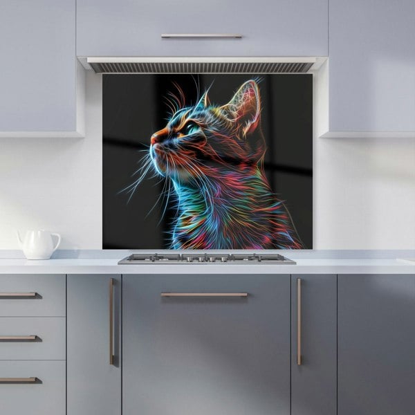 Warren Reed - Designer Electric Cat Whiskers Kitchen Splashback