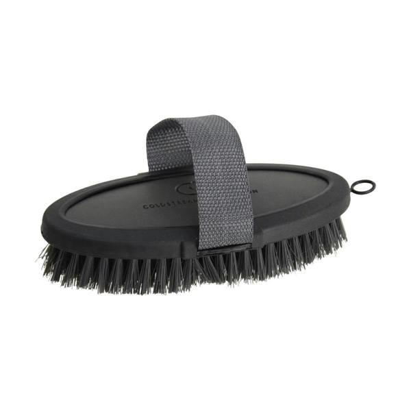 Coldstream Faux Leather Body Brush - Charcoal/Black - 
