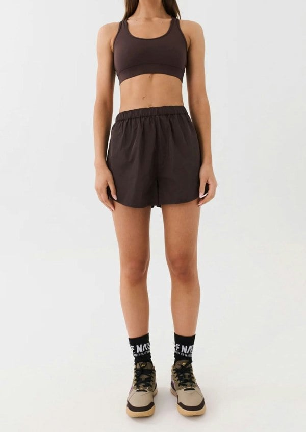 P.E Nation PE Nation Womens Reverb Short in Brown