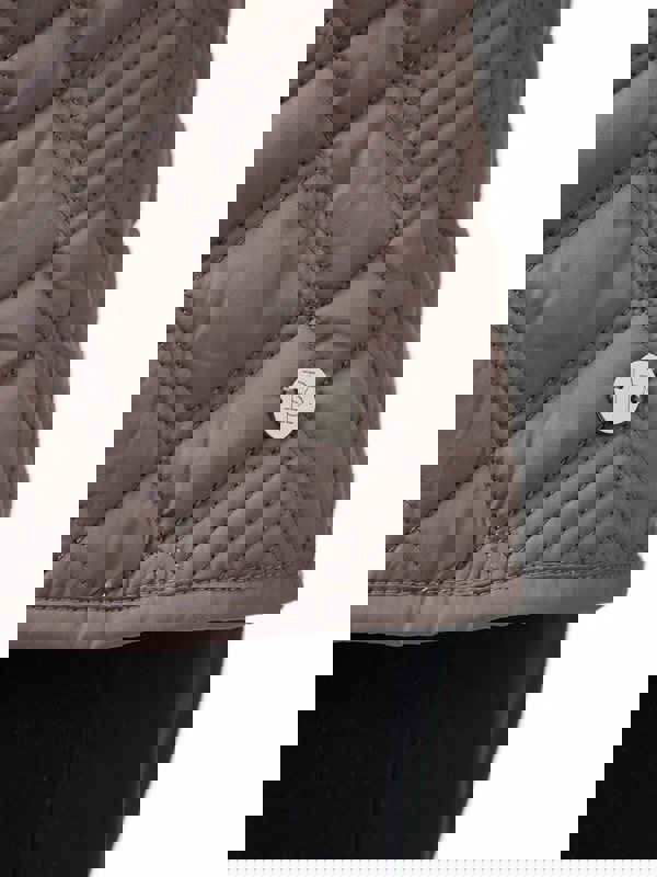 PennyPlain Diamond Quilt Jacket - Mink