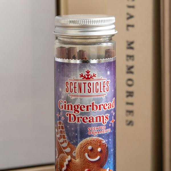 Samuel Alexander 25g Gingerbread Dreams Scented Christmas Scentsicles with Hanging Hooks