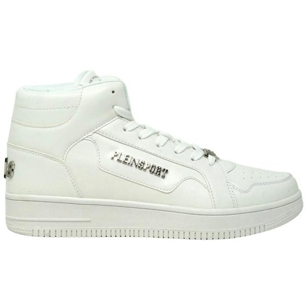 Plein Sport Logo High Top Sneakers - White 