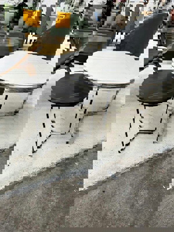 Iver Stone Round Nesting Coffee Table Set For Display-Weilai Concept-Weilai Concept