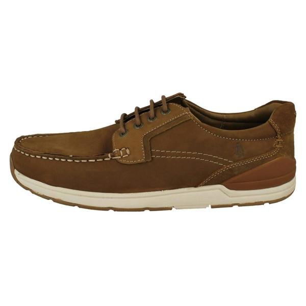 Hush Puppies Mens Hush Puppies Lace Up Boat Shoes Flynn Boat Shoe