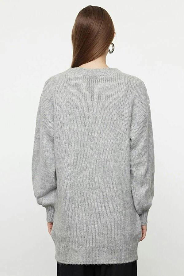 WOVCOR Knit Sweater with Bow Detail