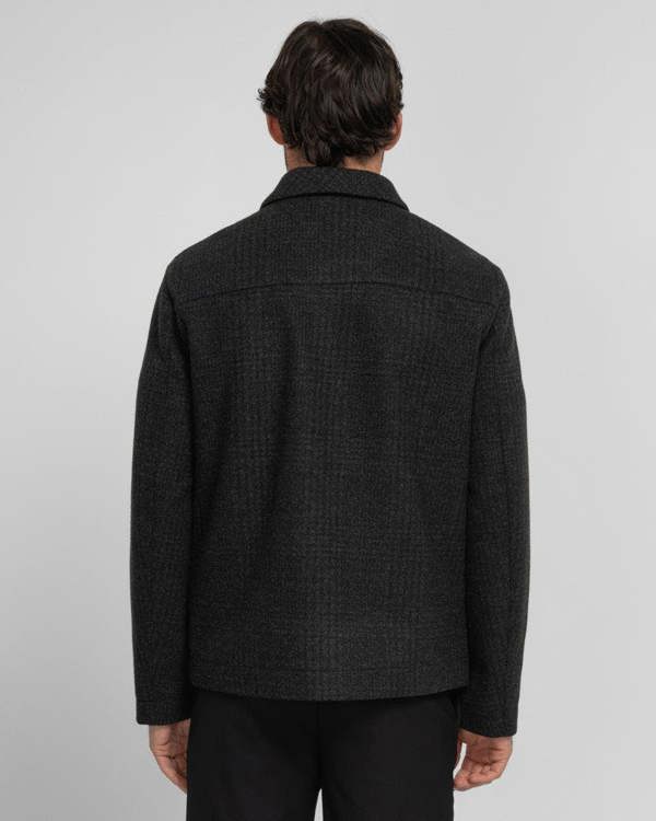 Steel & Jelly Men’s Draycote Shadow Check Harrington Jacket