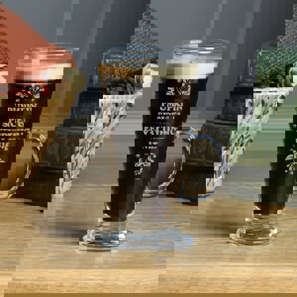 Personalised Memento Company Personalised Autumn Latte Glass