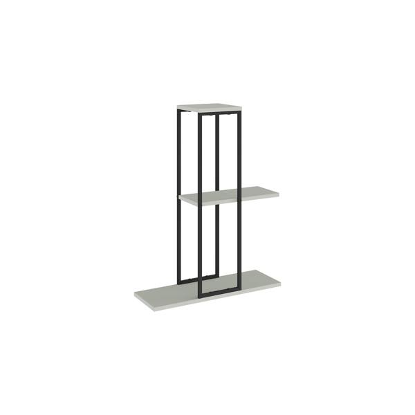 Decortie Vetra Modern 3-Tier Plant Stand 46cm Indoor Planter Holder with Metal Frame Corner Design