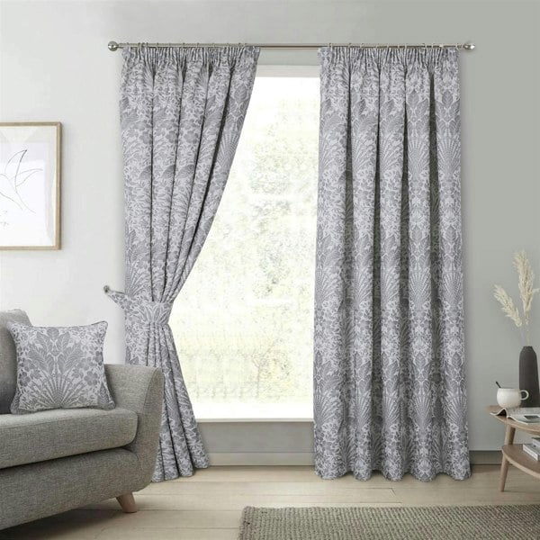 Sundour Keswick Floral Fully Lined Pencil Pleat Curtains