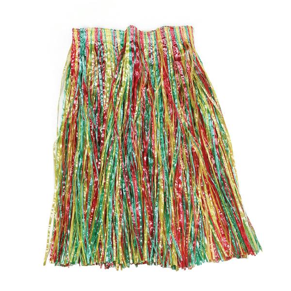 Bristol Novelty Unisex Adults Budget Grass Skirt - Multicoloured - 