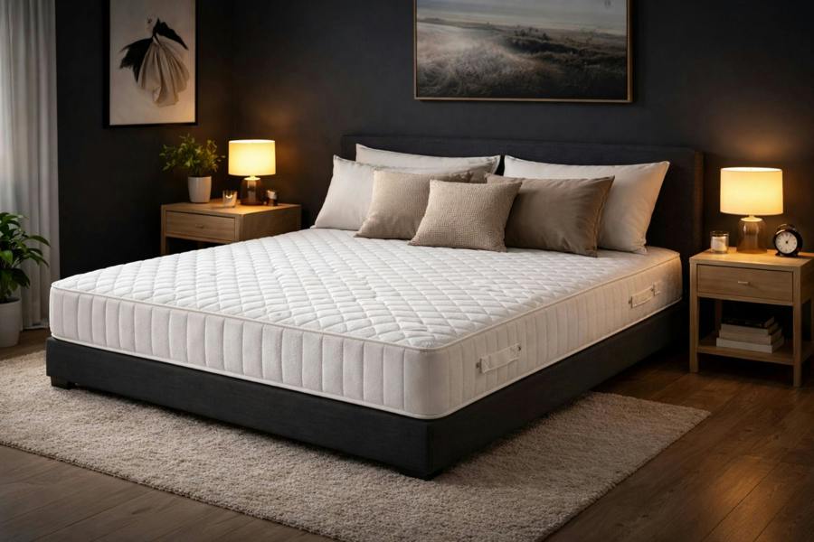 Nexus Mattress Supportive Diamond Memory Foam Open Coil Sprung Mattress