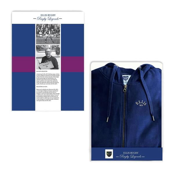 Ellis Rugby Ellis 1871 Hoodie Navy
