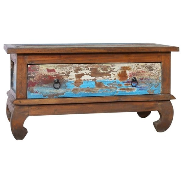 Berkfield Coffee Table 80x50x40 cm Reclaimed Teak Wood
