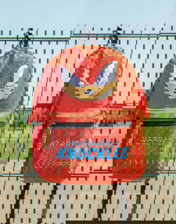 Sonic the Hedgehog Unisex Kids Red Knuckles Backpack (One Size)