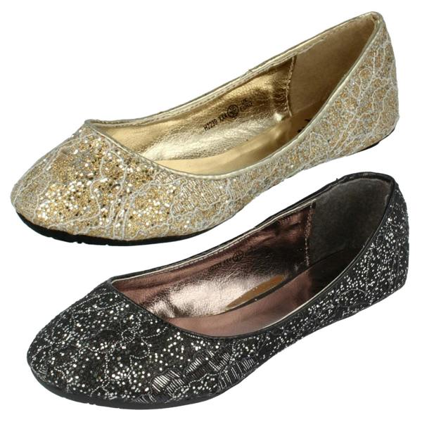 Cutie Girls Cutie Glitter Slip On Shoes