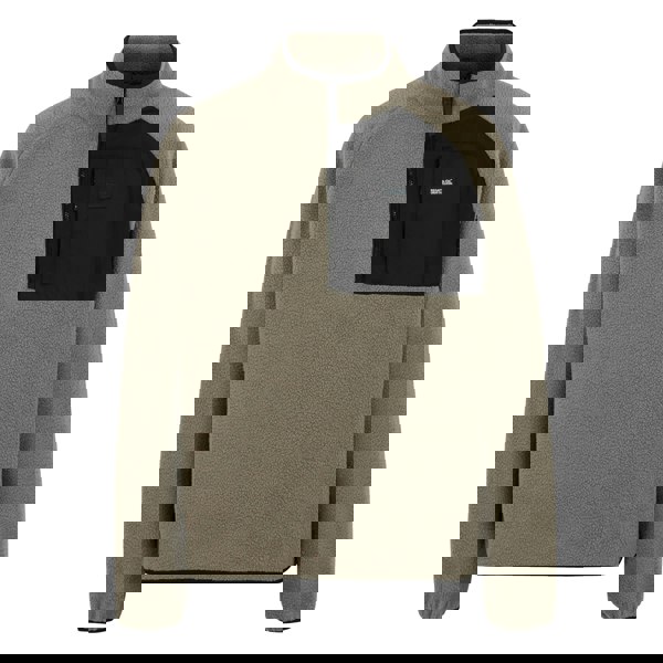 Regatta Mens Frankie Borg Fleece Jacket - Golden Sand