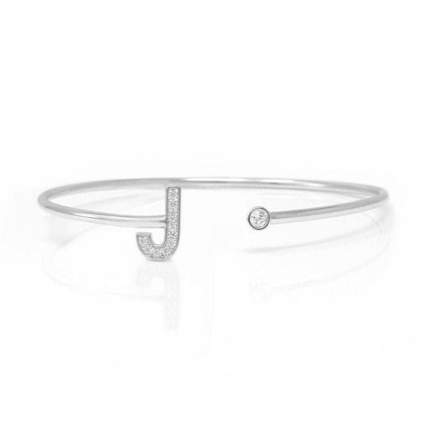 Say It With Me and Mine Bangle - Sterling Silver