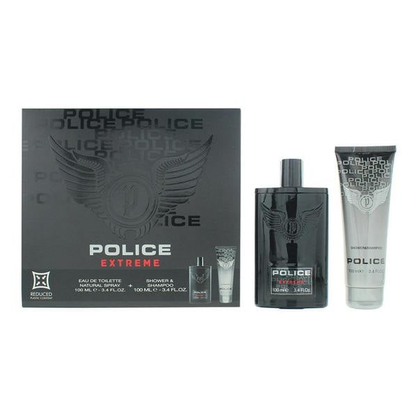 Extreme Police Extreme 2 Piece Gift Set: Eau De Toilette 100ml + Shower  Shampoo 100ml