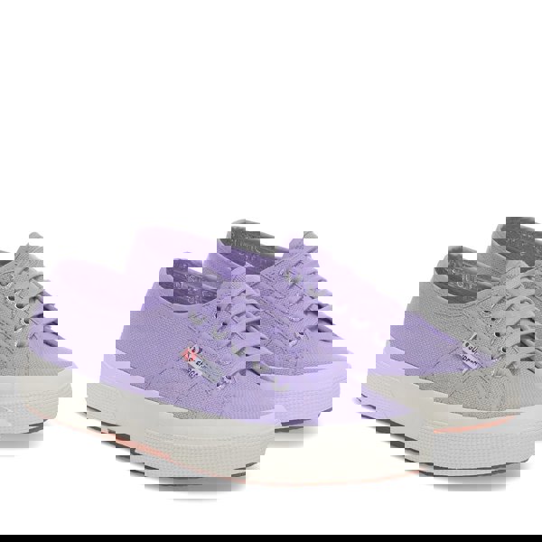 Superga 2750 Cotu Classic Vegan Women's Trainers - Violet Lilla / Avorio