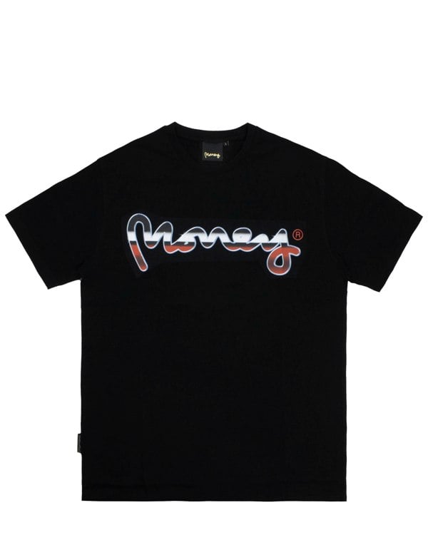 Money Sig Ape Chrome Tee - Black