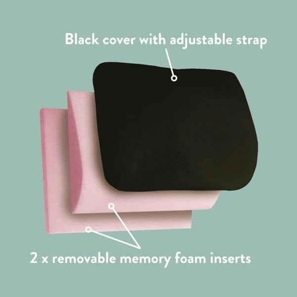 Putnams Duo Car Back Support Cushion - Memory Foam