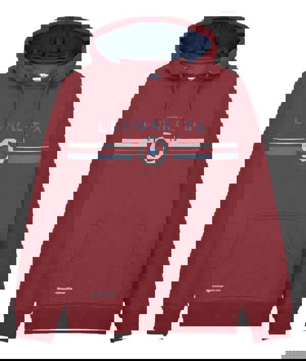 Lambretta Mens Contrast Pull Over Classic Target Hooded Hoodie