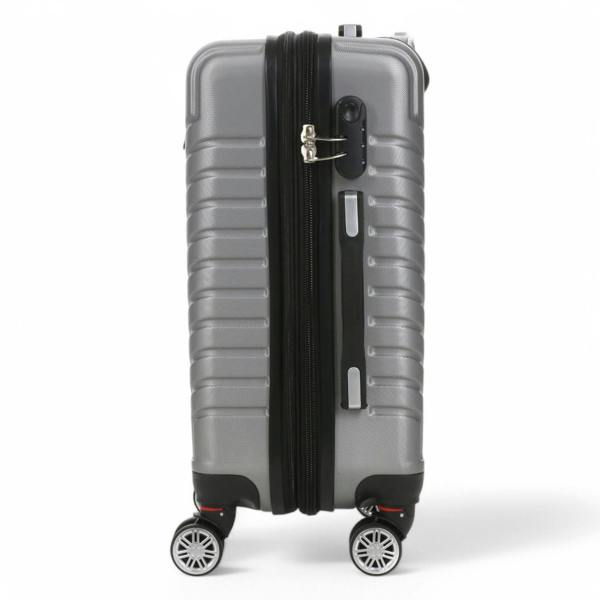 Snowball Hard Shell Expandable Cabin 55 x 37 x 22 cm cm ABS Suitcase Luggage Suitable for Easyjet, Ryanair