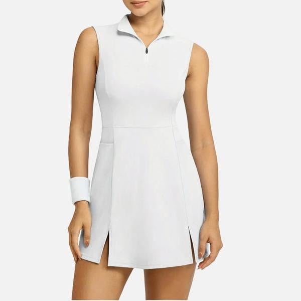 Anniou Collared One-Piece Tennis Dress