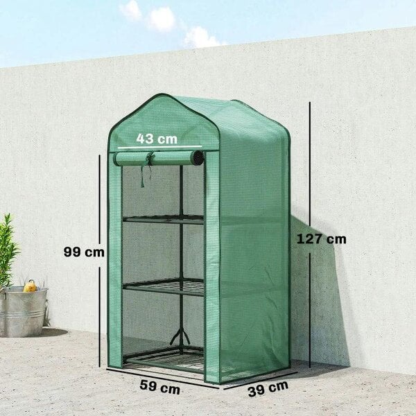 Bobobiy Three-Tier Mini Greenhouse - Green