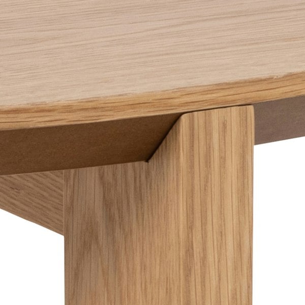 Furniture To Go Maxime Round Coffee Table in Matt Oak