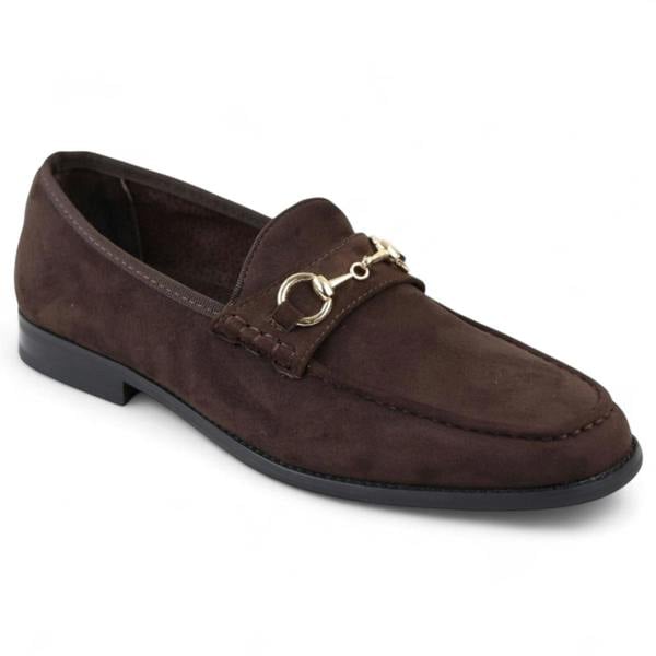 Dolcetto Men's Suede Moccasin Leather Lined Loafers