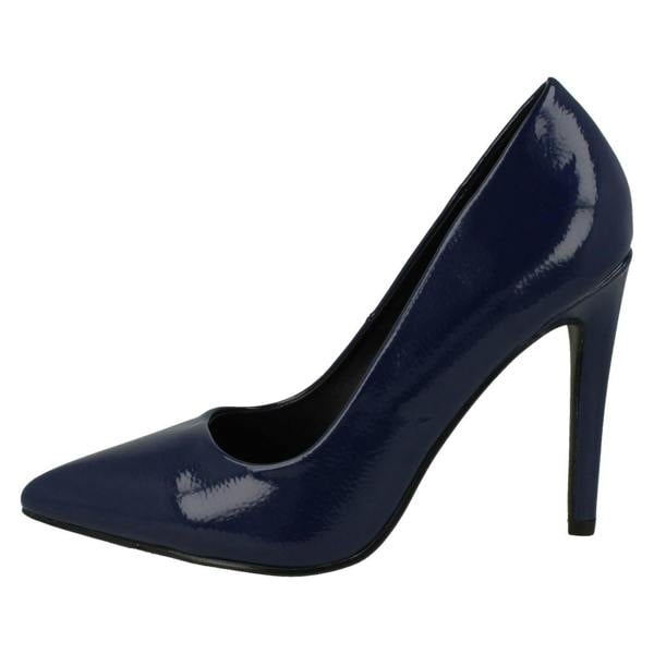 Anne Michelle Ladies Anne Michelle Patent Court Shoes