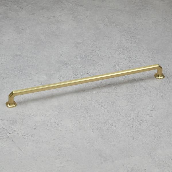 Handle & Home Polished Brass Octagonal Knob and Geometric Handles