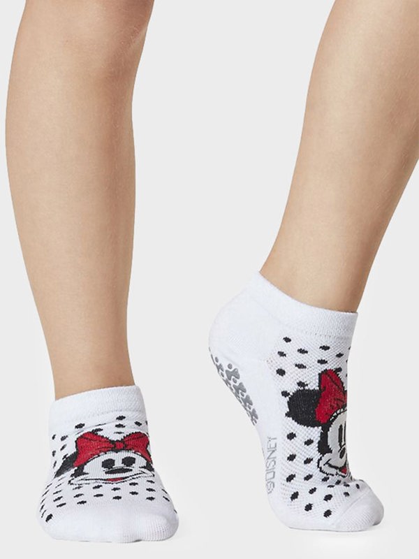 Tavi Disney Kids Grip 2 Pack Socks - Minnie