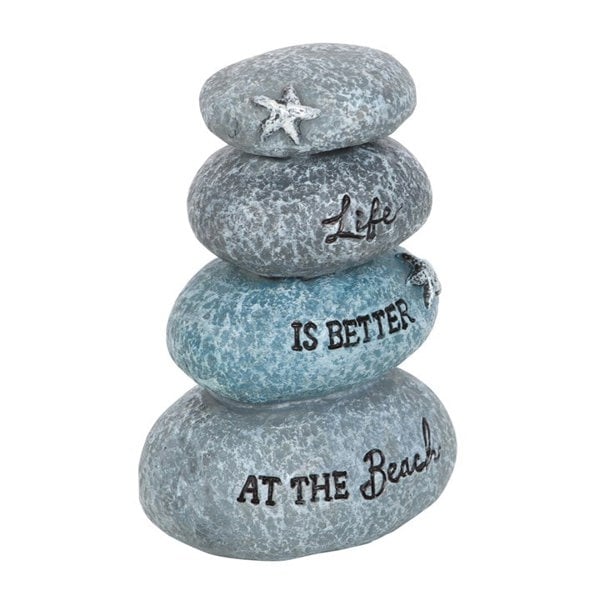 Serano Life is Better at the Beach Resin Stone Ornament